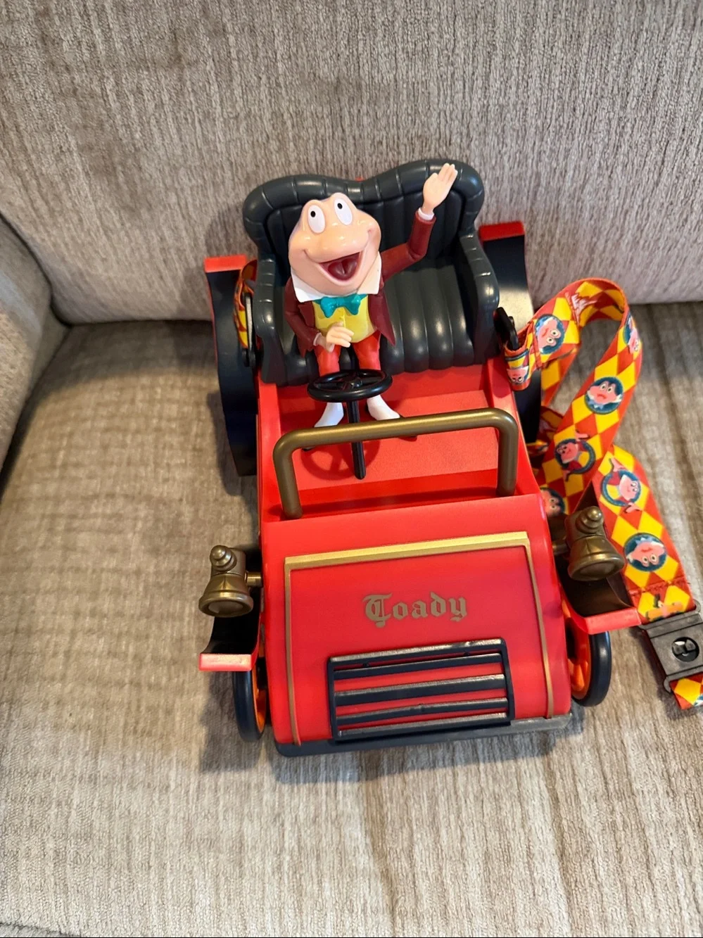 Disney Red Toady Ride-On Character Car popcorn bucket